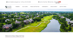 Desktop Screenshot of falconridgegolf.com