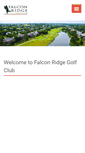 Mobile Screenshot of falconridgegolf.com